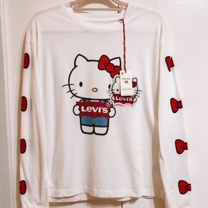 Hello Kitty x Levi’s L/S t-shirt size XS / NWT